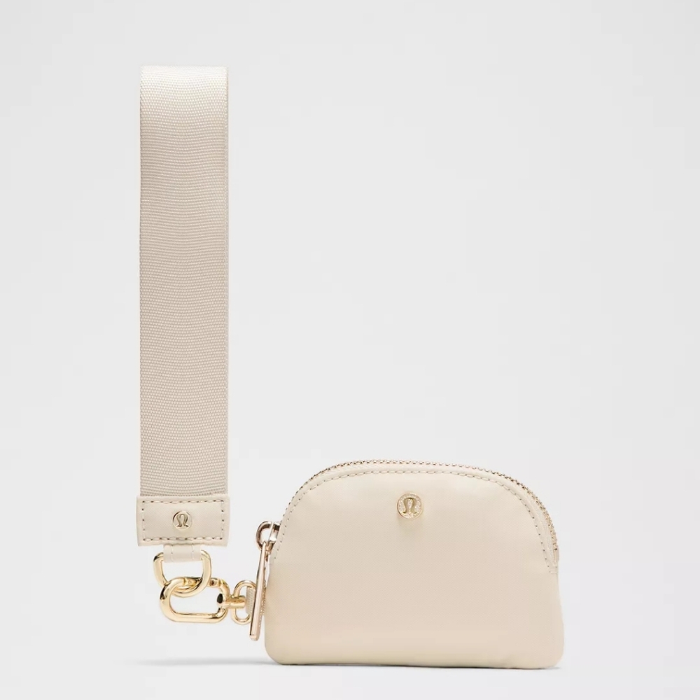 Lululemon Dual Pouch Wristlet Plush Fleece - Picture 2 of 3